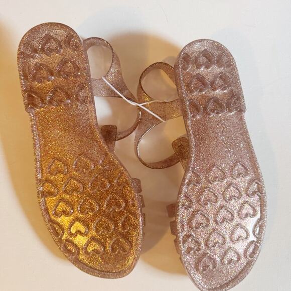 Old Navy Girl's Fisherman Jelly Glitter Secure Ankle Strap Sandals Sz 5 NWT - Picture 4 of 8